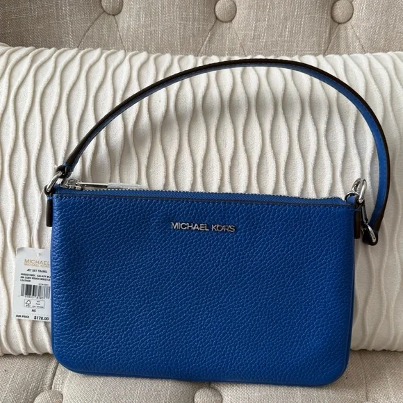 Michael Kors Jet Set Travel SM Conv Pouchette - Galaxy Blue - Picture 2 of 6